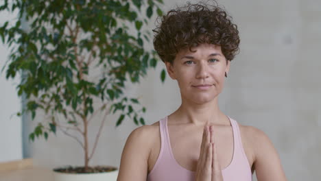 woman in yoga pose