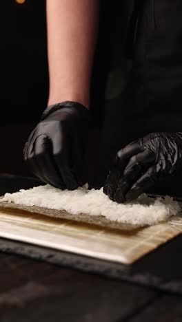fabricación de sushi