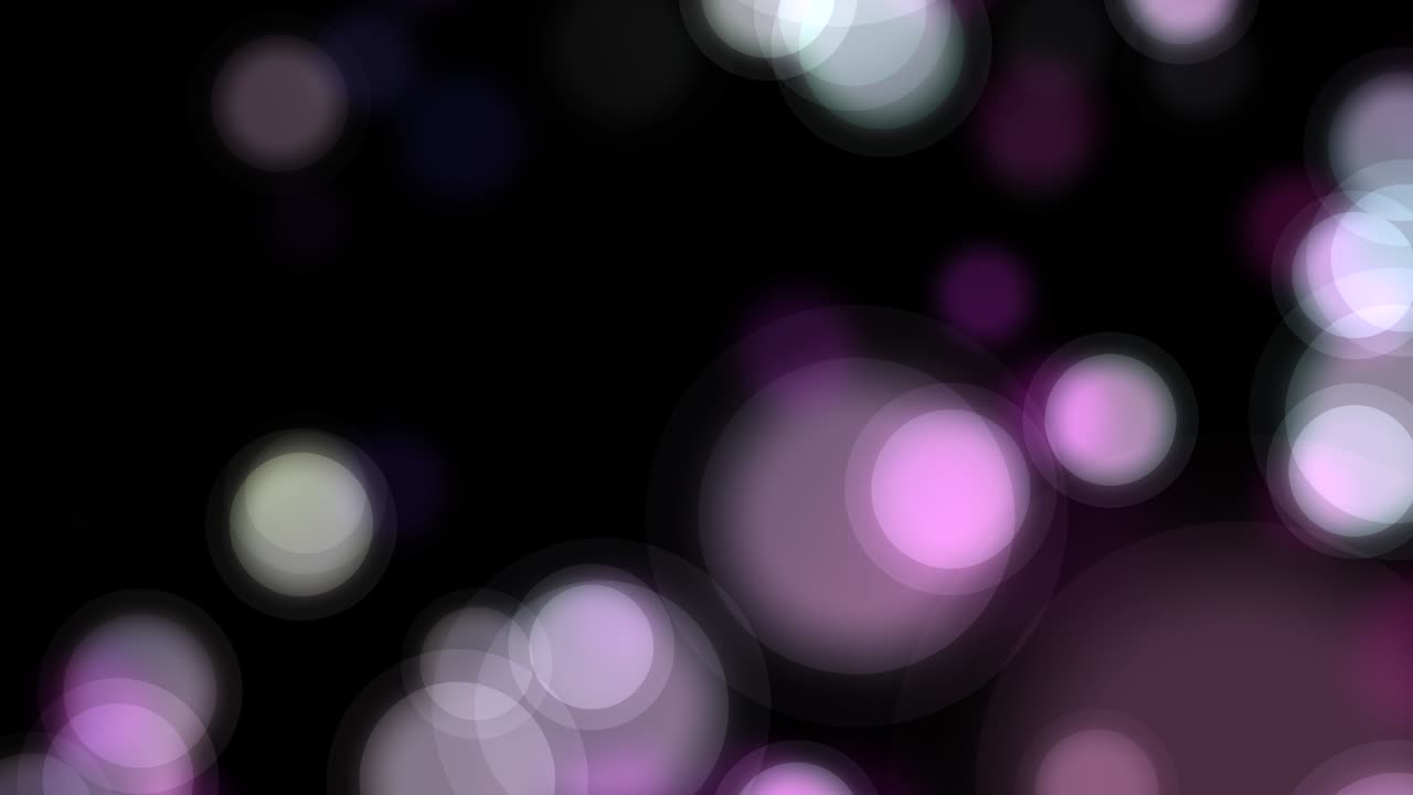 círculos animados coloridos partículas de fondo claro 4k
