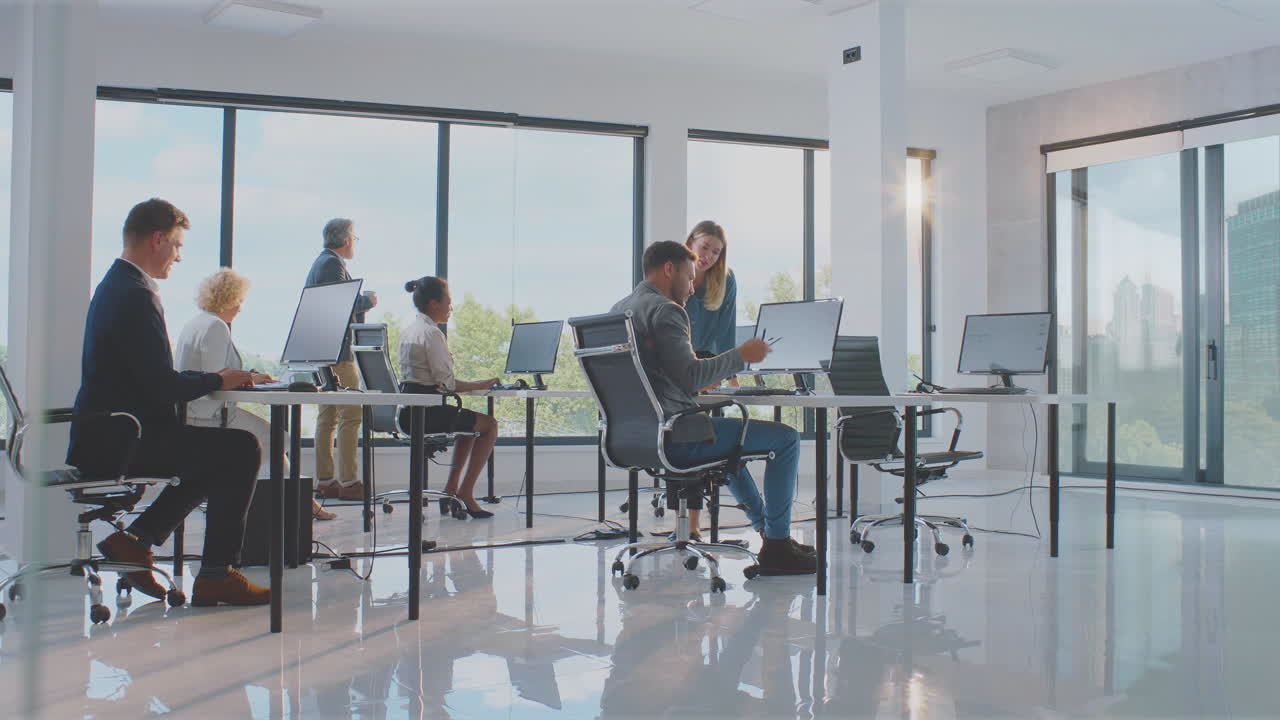 Modern Office Team Collaboration