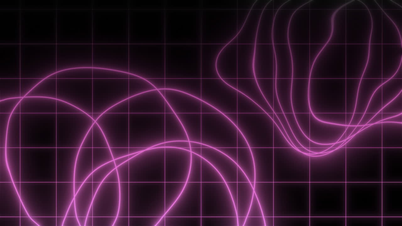 Abstract Neon Grid Background