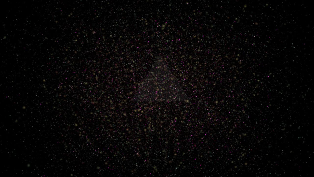 el polvo de partículas de algodón es un video de stock 4k multicolor.