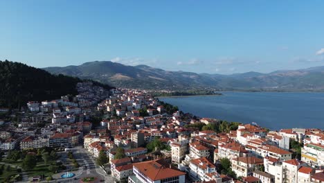 kastoria lake orestiada in 4k glory – drone views – greece, macedonia