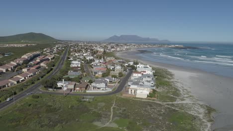 melkbos strand along the cape west coast