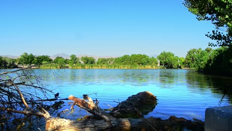 vista del lago shote en tule springs en los suburbios de las vegas