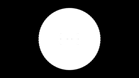 looping animation of a growing sphere