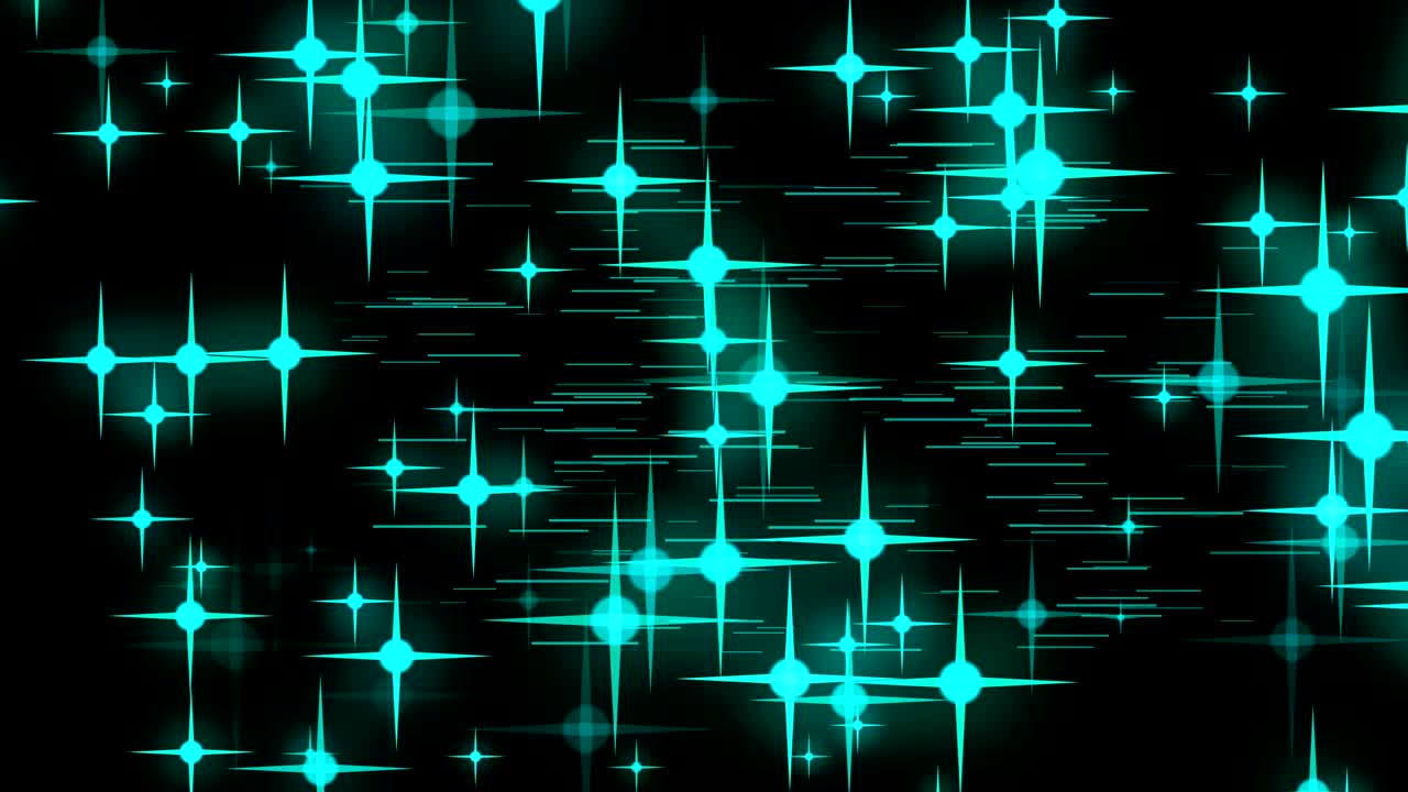 A star shining in night stock video ( Looped )