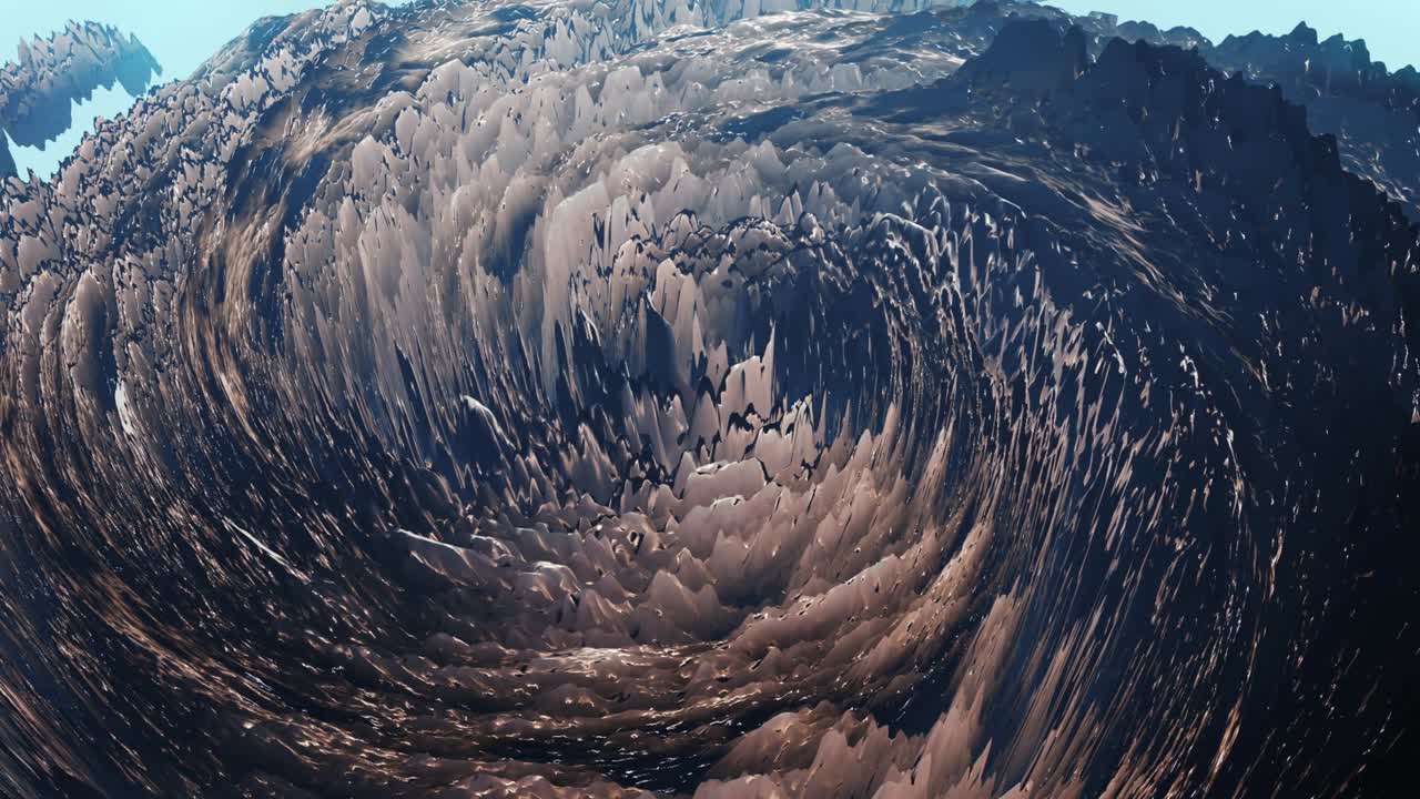 абстрактная 3d-анимация вихревых узоров с эффектом смещения и супер медленного кругового движения, абстрактный фон. используйте его для любых подходящих проектов.