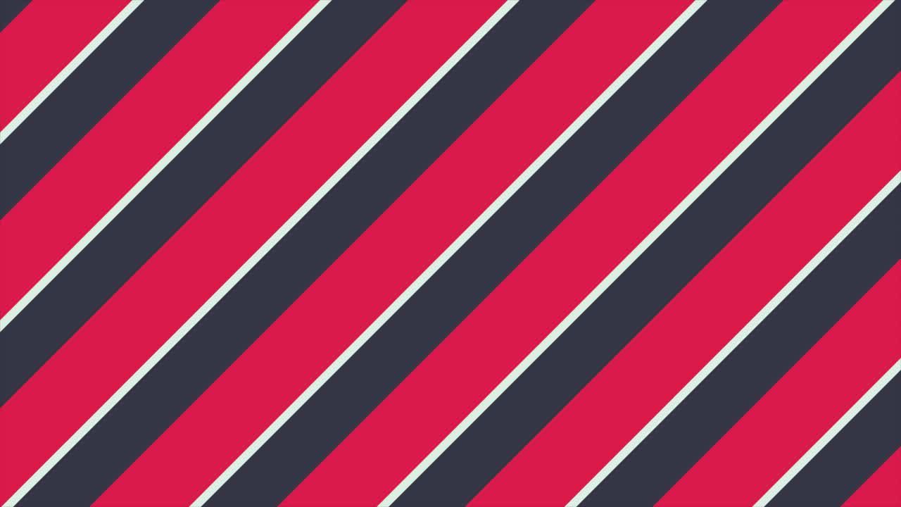 Motivo animato a strisce diagonali che si muove orizzontalmente