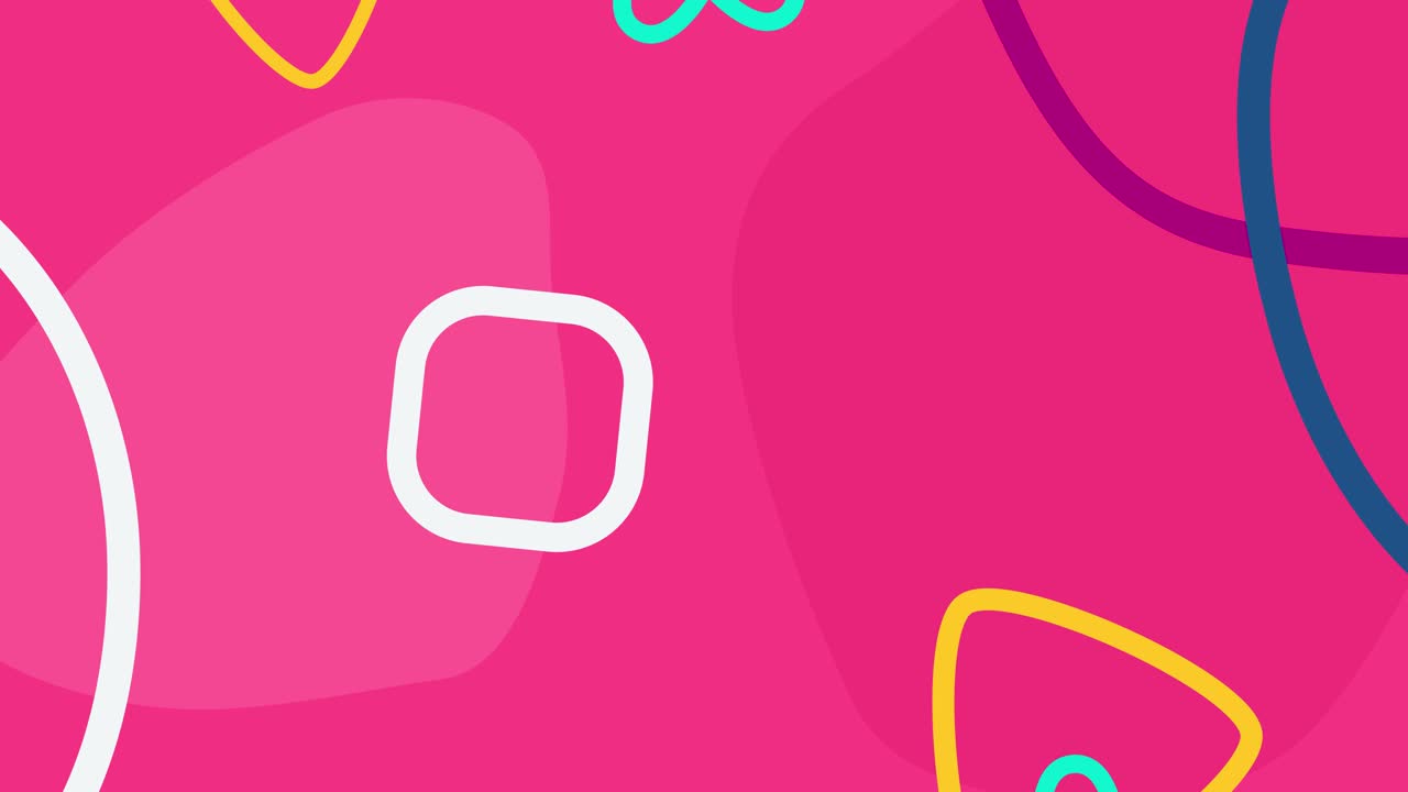 fondo de línea blanca animada geométrica