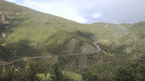 Lapso-De-Tiempo-De-Tormenta-Rápida-Despejando-Sobre-Las-Montañas-De-Santa-Ynez-Sobre-Ojai-California-1