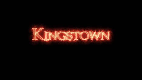 kingstown escrito con fuego.
