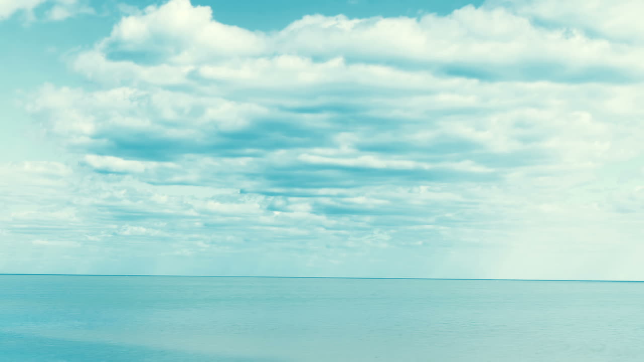 Time lapse, movement of clouds. The movement of clouds in the sky