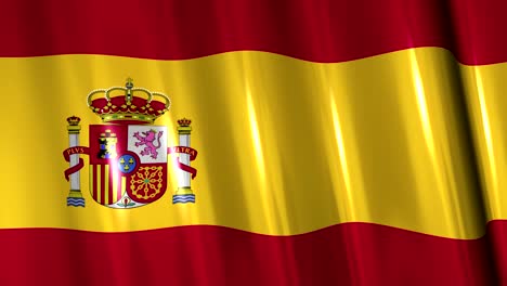 flag of spain abstract motion background