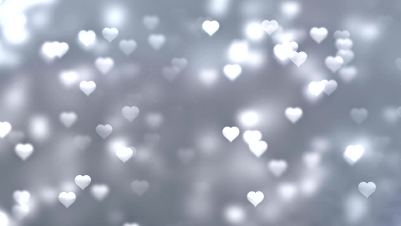 corazones blancos y grises