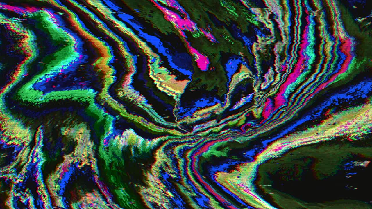 la transformación de la moda vintage web punk fondo iridescente. imágenes de datos de computadora dañadas