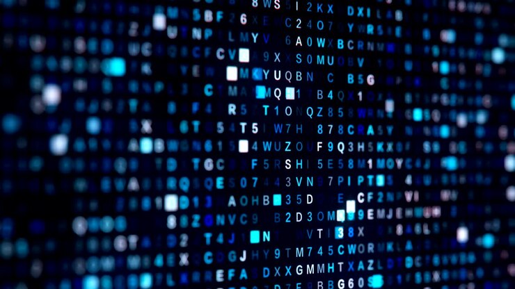 4k loopable footage of Programming code abstract technology background for software developer and Computer script concept.Dark Ominous computer application running on a modern computer