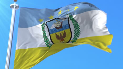 colon flag, panama. loop