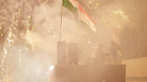 Indian-people-watching-fireworks