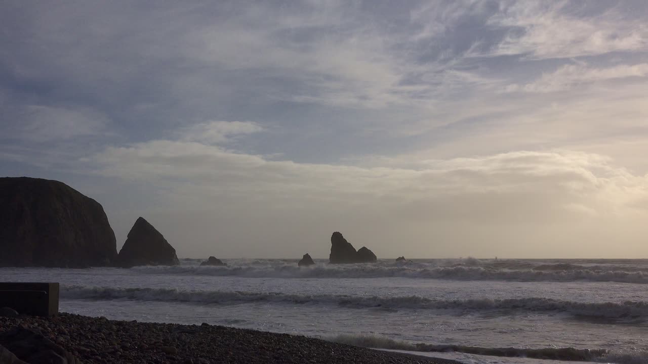 Strana luce invernale atlantica Costa del rame Waterford natura epica