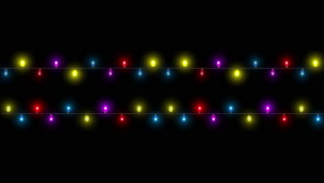 colorful christmas lights