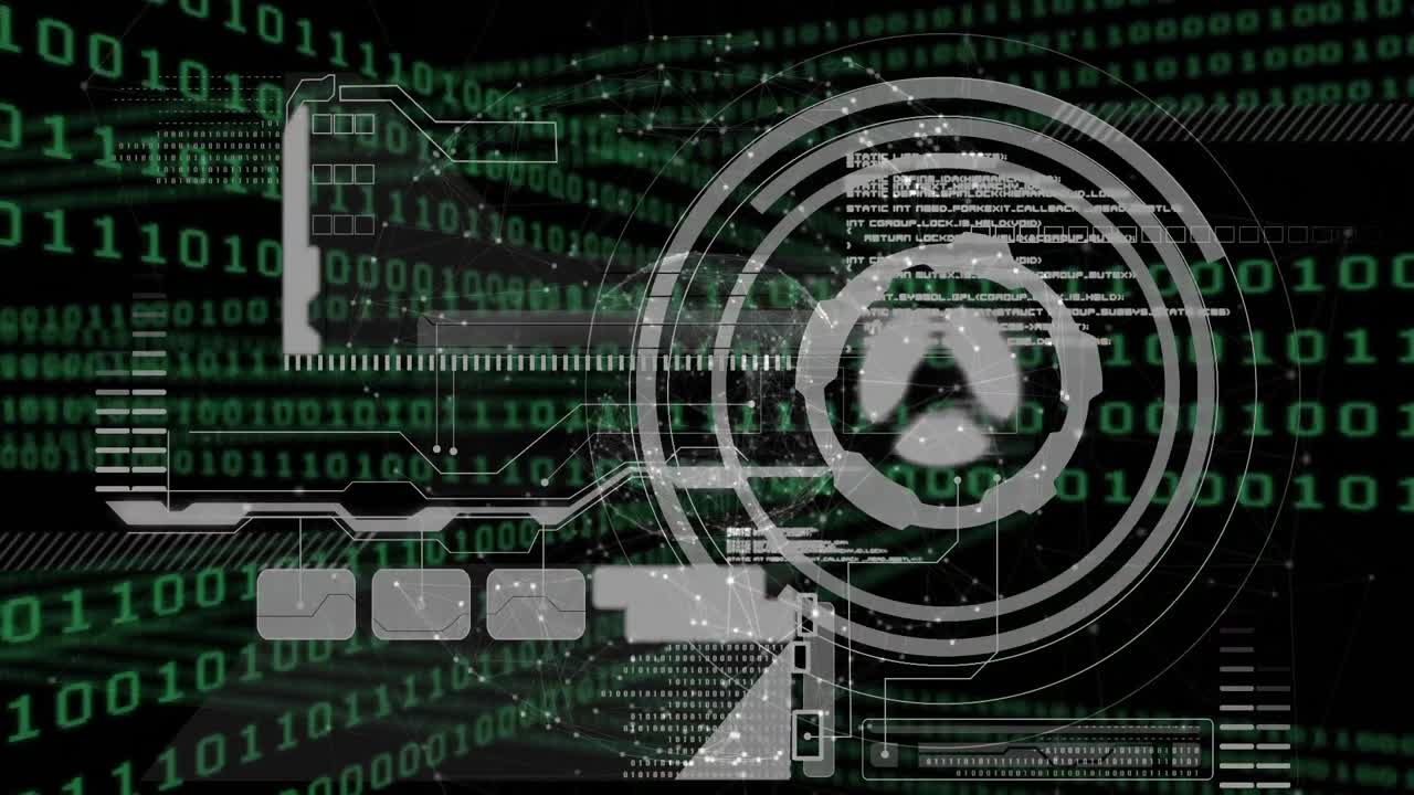 바이너리 코딩을 통해 범위 스캐닝의 애니메이션