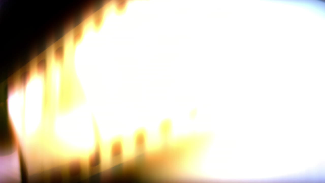 Efeito Vintage de Queima de Filme e Vazamento de Luz