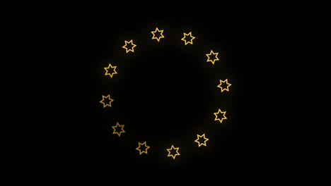 Sternkreis-Zierrahmen-Dekorativ-Elegant-Schleifenanimation-Video-Transparenter-Hintergrund-Mit-Alphakanal