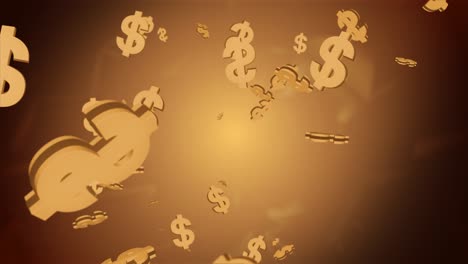 falling dollar signs