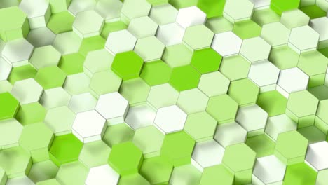 bright color technology hexagon pattern background - loop