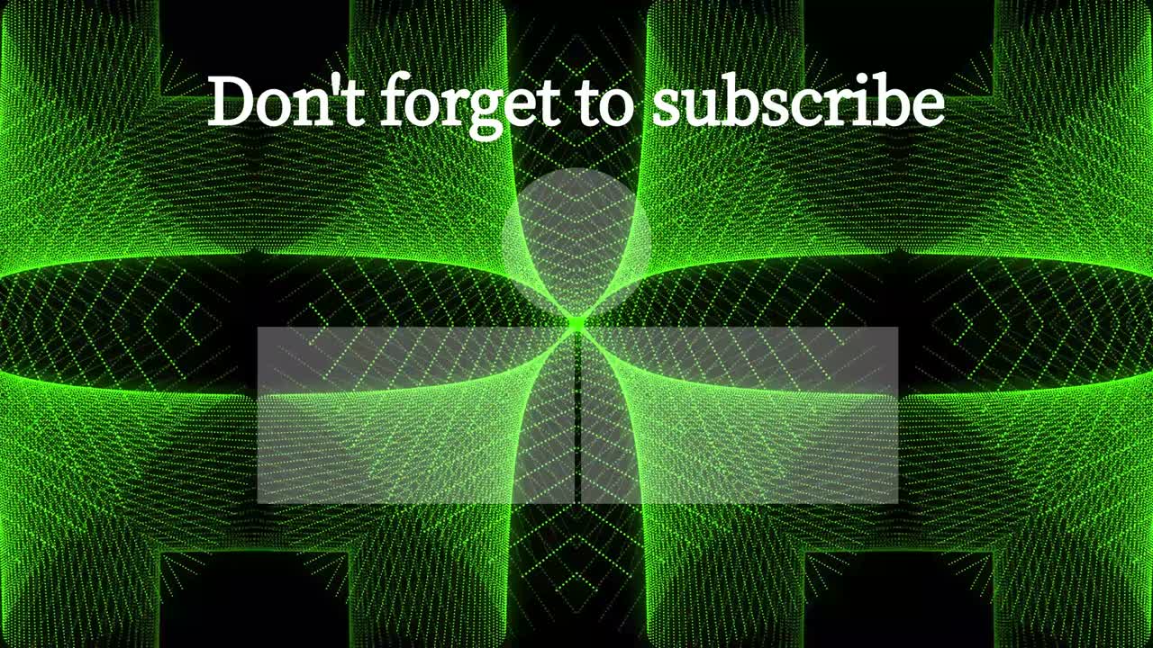 칼레이도스코프 패턴 엔드 카드 엔딩 스크린 모션 그래픽