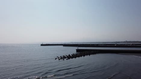 Enoshima-Beach-and-Pier---Kanagawa,-Japan