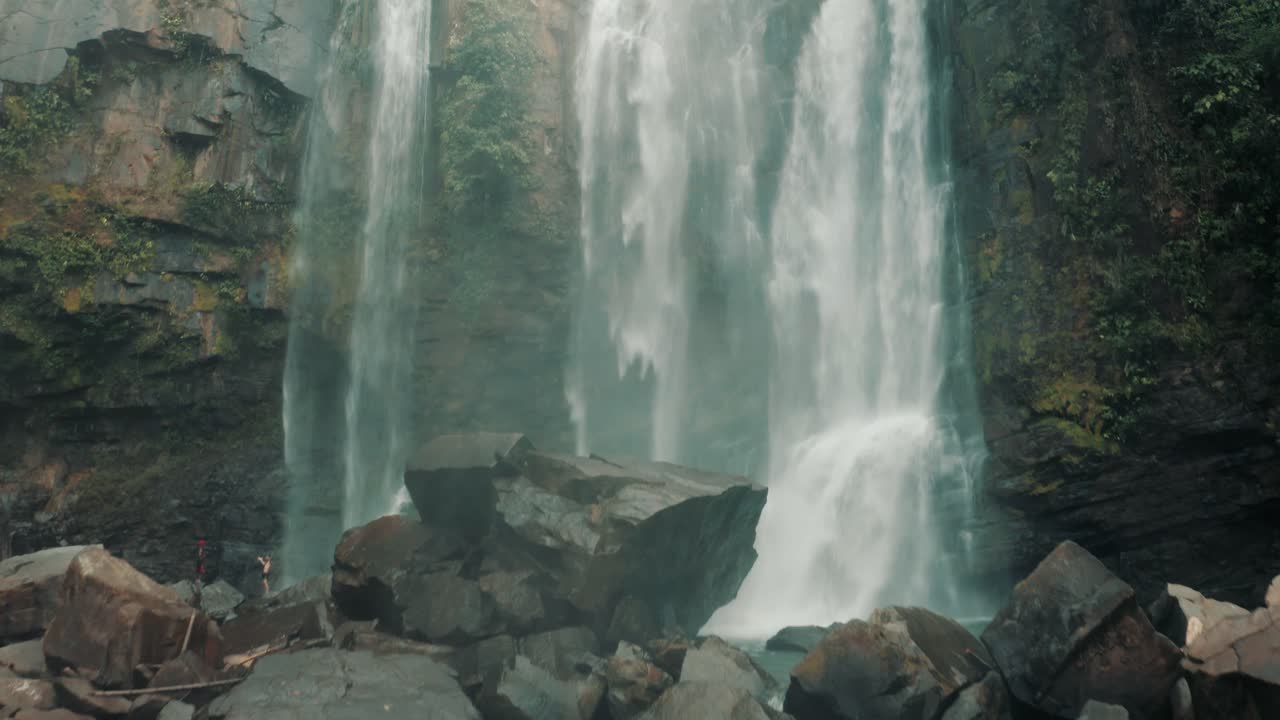 First-person view of Nauyaca Waterfalls, Costa Rica