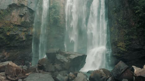 first-person view of nauyaca waterfalls, costa rica