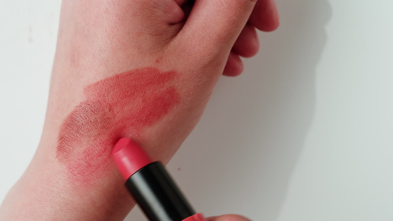 Lipstick Swatches on Hand