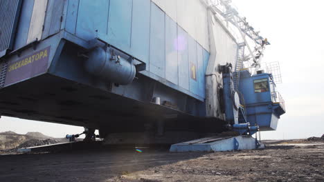 excavadora masiva de minería de carbón