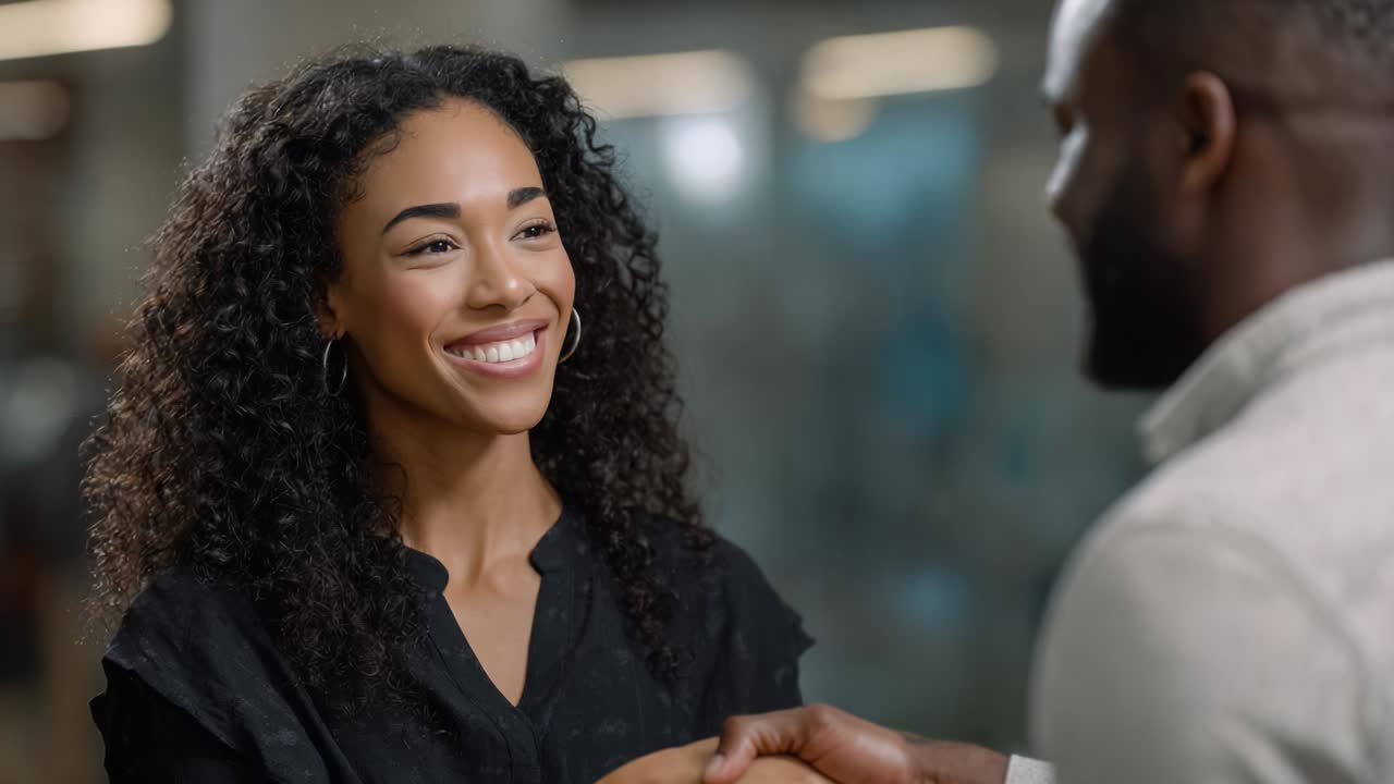 A Heartwarming Moment of Connection: A Joyful Exchange Between Two People Highlighting Companionship, Happiness, and Meaningful Interaction in a Bright and Engaging Environment Captured on Camera