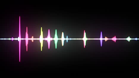 multicolor waveform spectrum