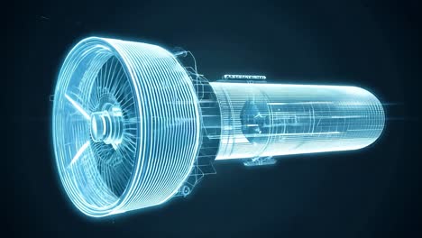 jet engine 3d model