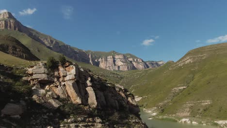 mountain valley scenic landscape