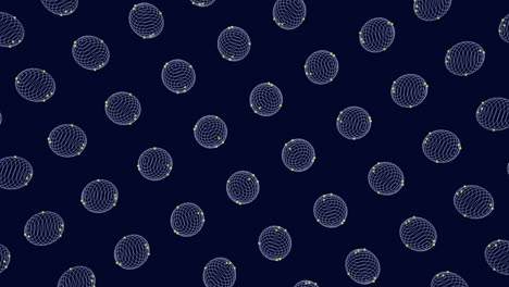 starry night blue background with constellation-like white dots