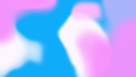 animación de formas brillantes de gradiente multicolores abstractas fuera de foco