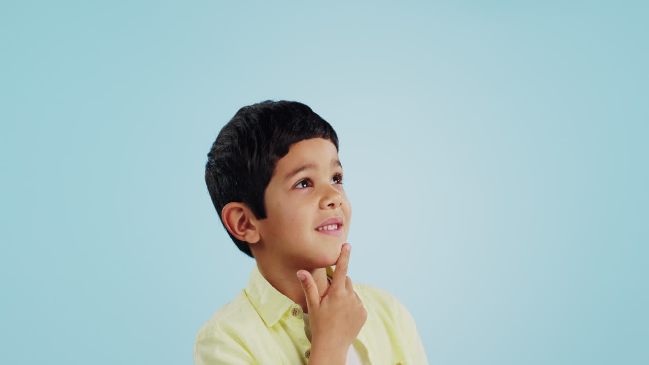 sorpresa, niño y niño con decisión