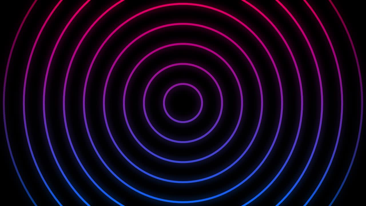 Abstract technology background with digital signal animation
