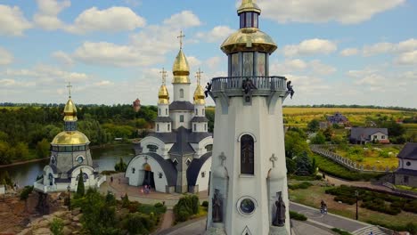 landscape park, church of st. eugene, aerial view 01