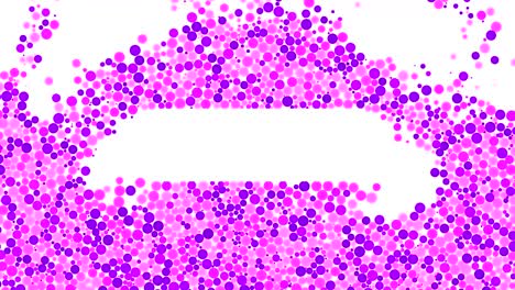 fondo abstracto con patrón de círculo rosado y púrpura