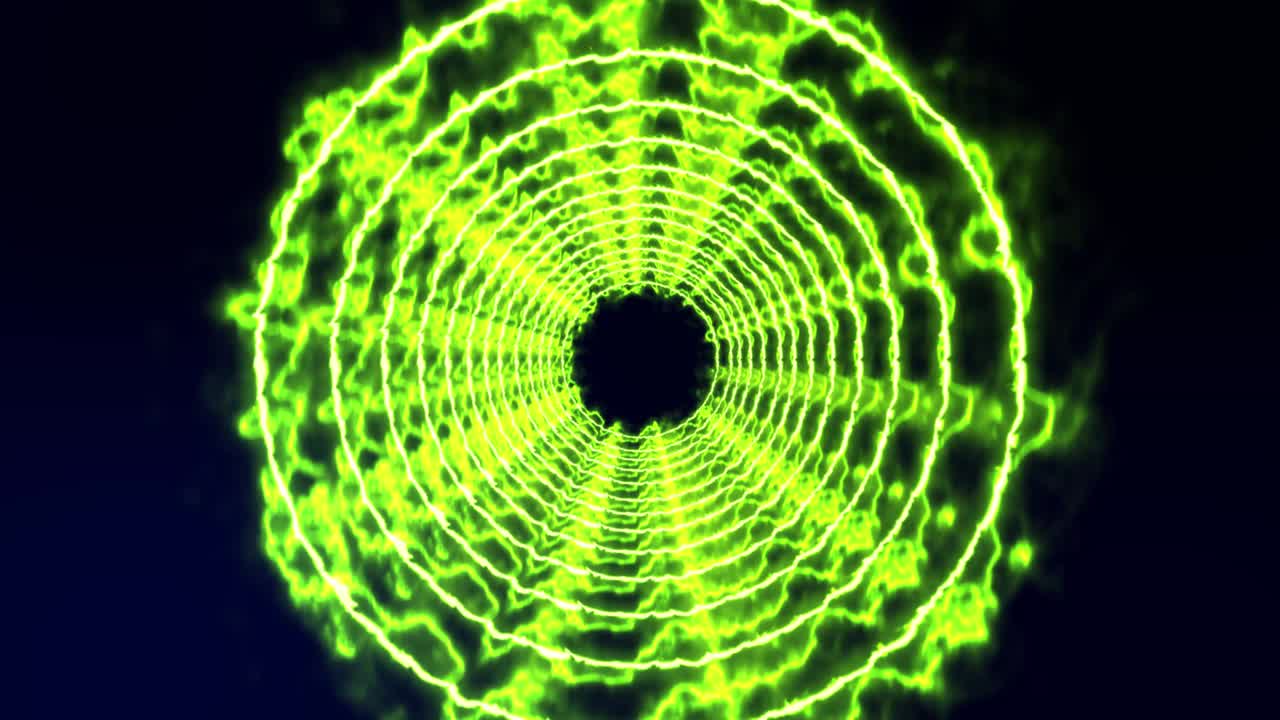 animación de túnel de círculo 3d gráficos de movimiento