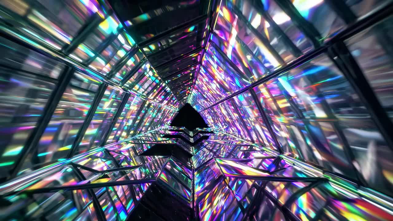 Abstract Kaleidoscope Tunnel