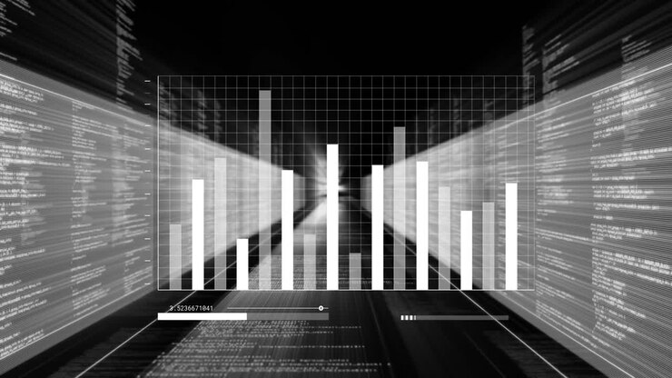 On start controls moving and bar chart fluctuating in tunnel to visualize looping data