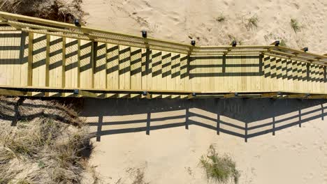 aerial pass over the boardwalk access point